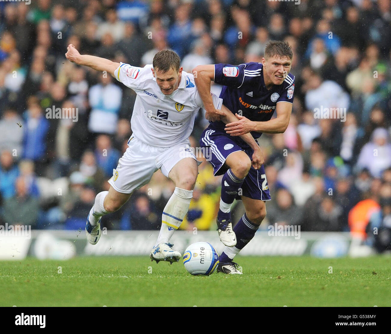 Fußball - Npower Football League Championship - Leeds United gegen Derby County - Elland Road Stockfoto