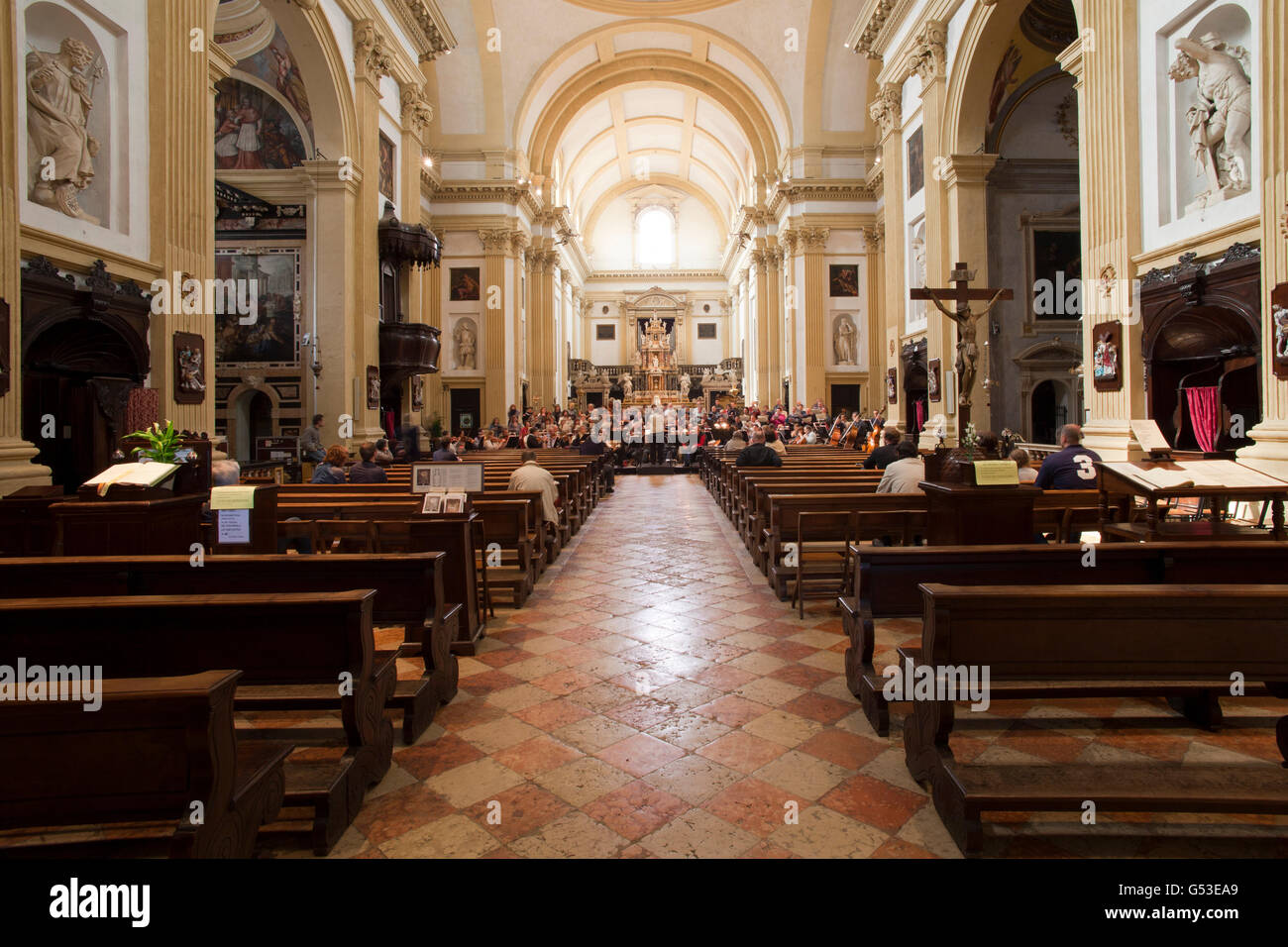 Kirche San Nicolò alle Arena, Verona, Veneto, Italien, Europa Stockfoto