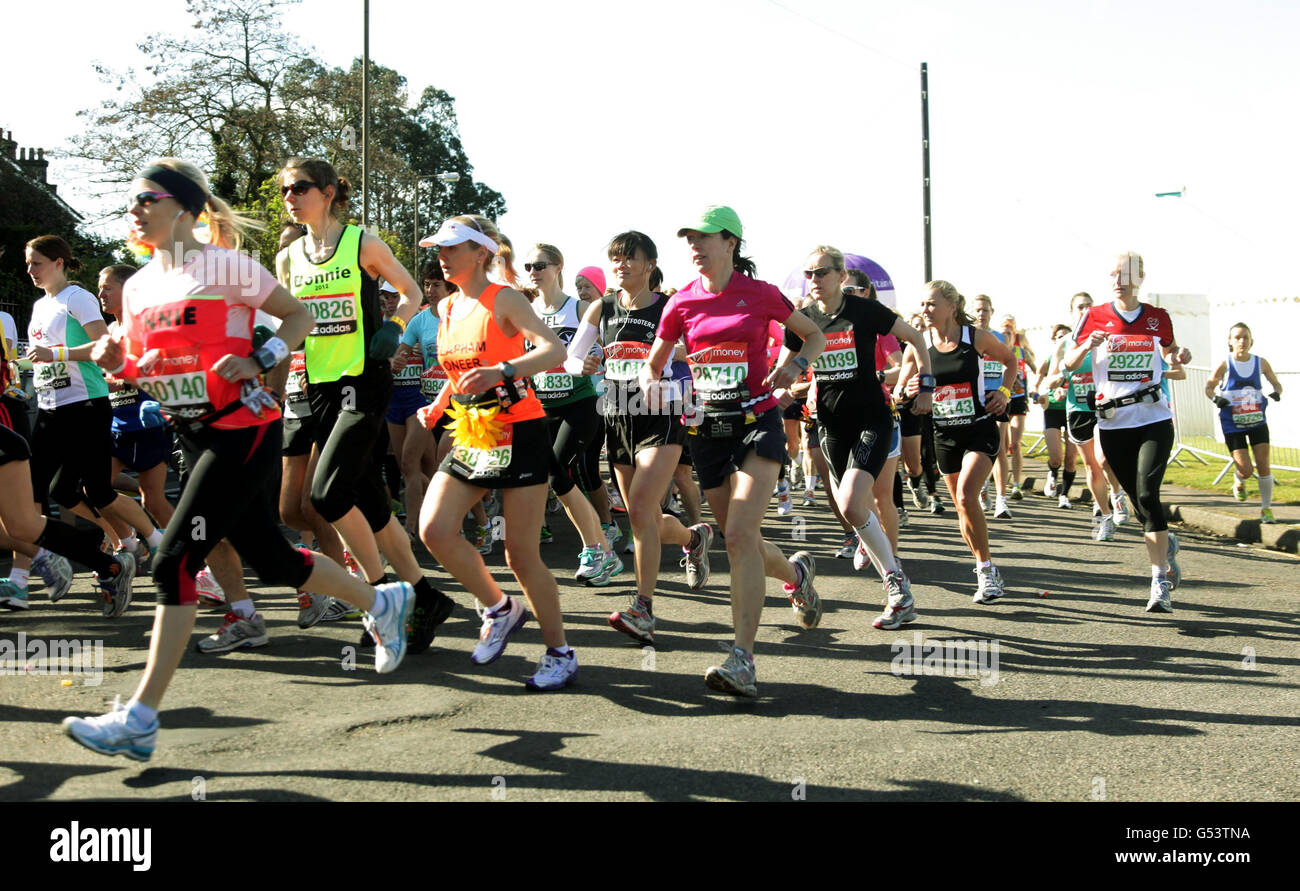 Leichtathletik - 32. Virgin London Marathon Stockfoto