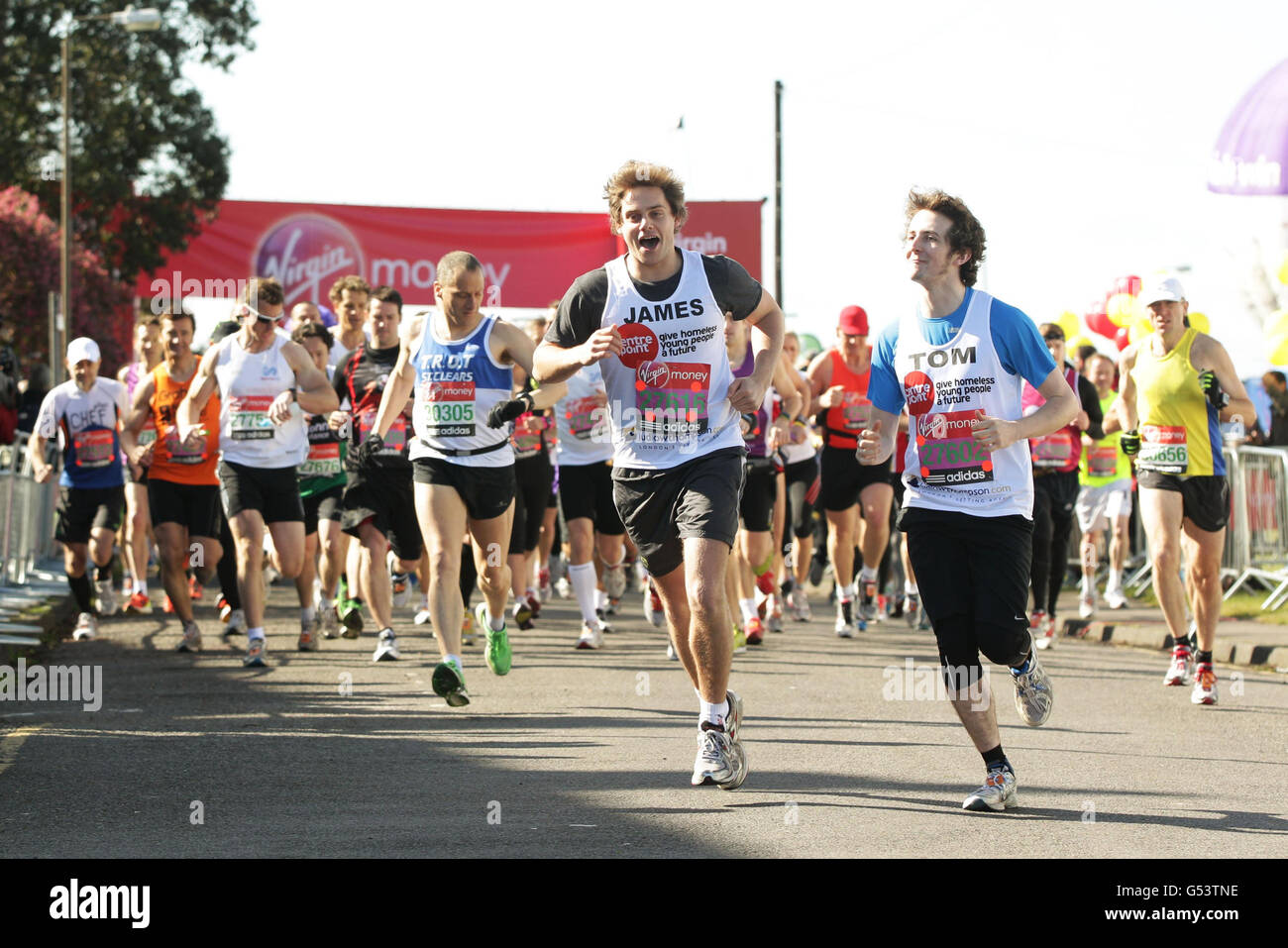 Leichtathletik - 32. Virgin London Marathon Stockfoto