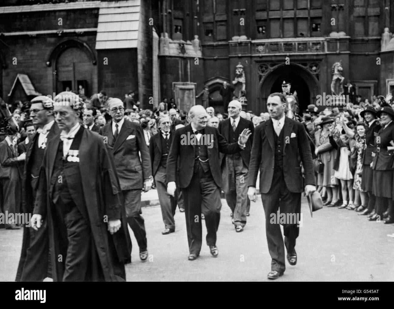 Zweiter Weltkrieg - VE Day - London Stockfoto