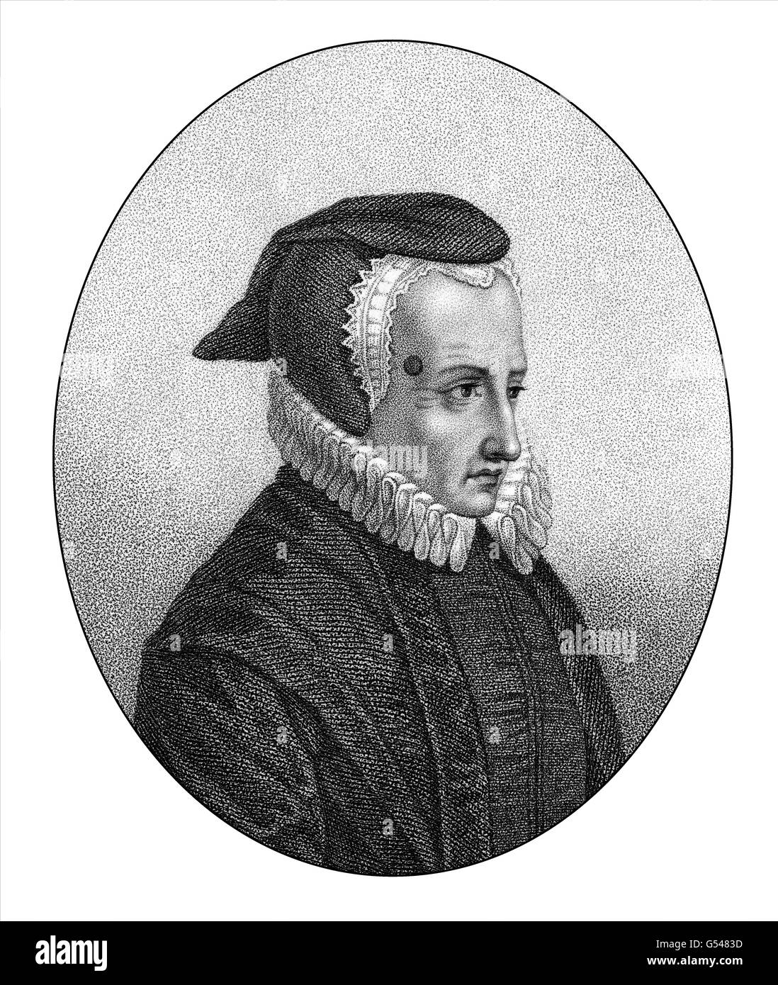 Anne Howard, Gräfin von Arundel, geb. Dacre, 1557-1630, ein englischer Dichter, Adelige und religiösen Verschwörer Stockfoto