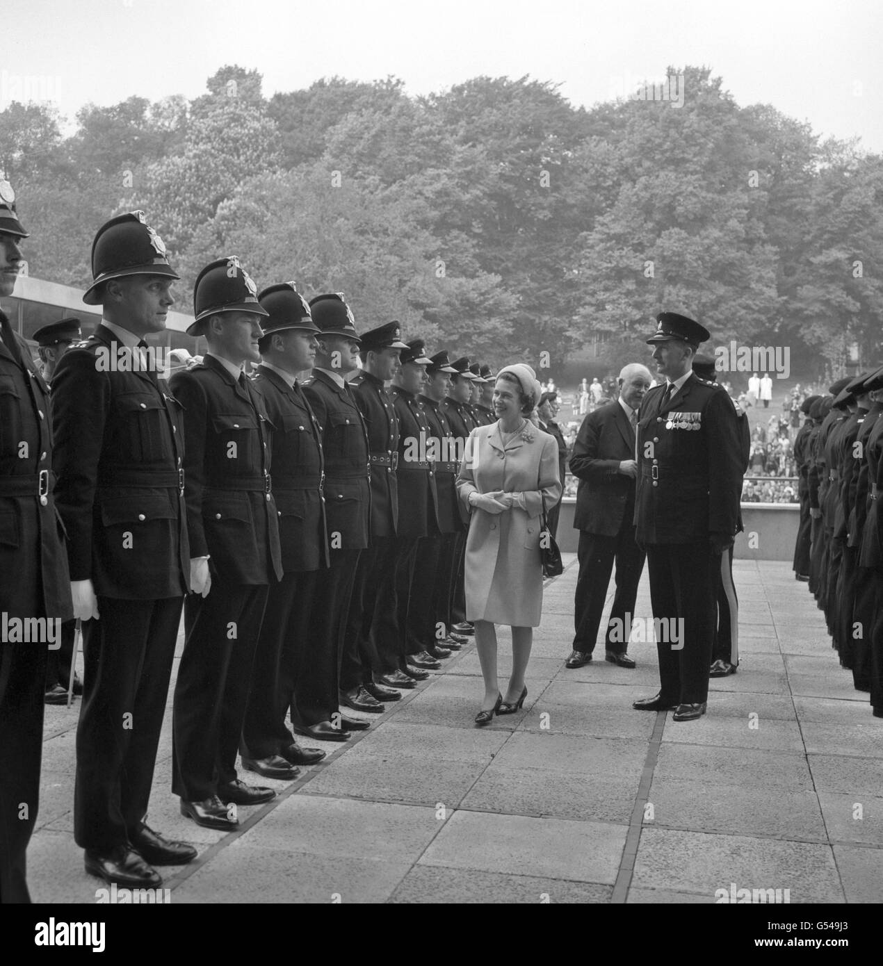 Royalty - Königin Elizabeth II - Norfolk County Council, Norwich Stockfoto