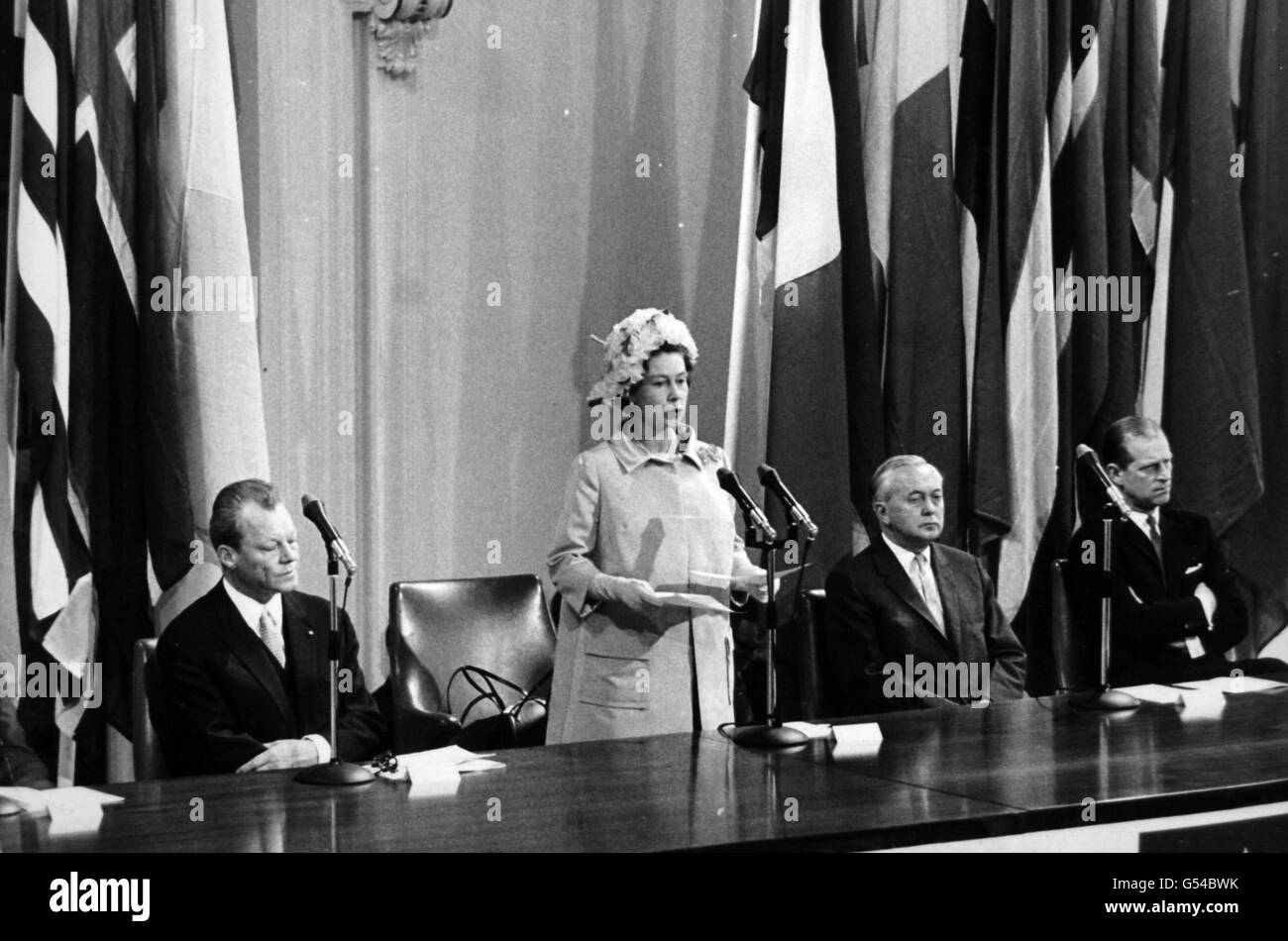 Politik - Satzung des Rates der Europa Jubiläum - Bankett Haus, Whitehall Stockfoto