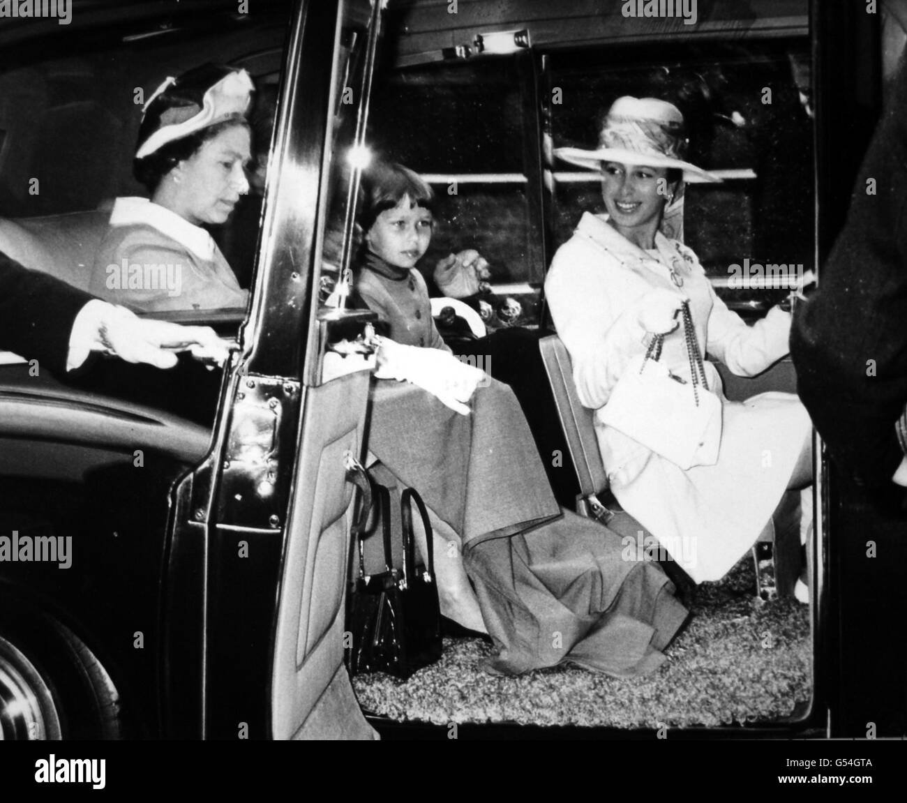 Royalty - Königin Elizabeth II und Familie - Windsor und Eton Station Stockfoto