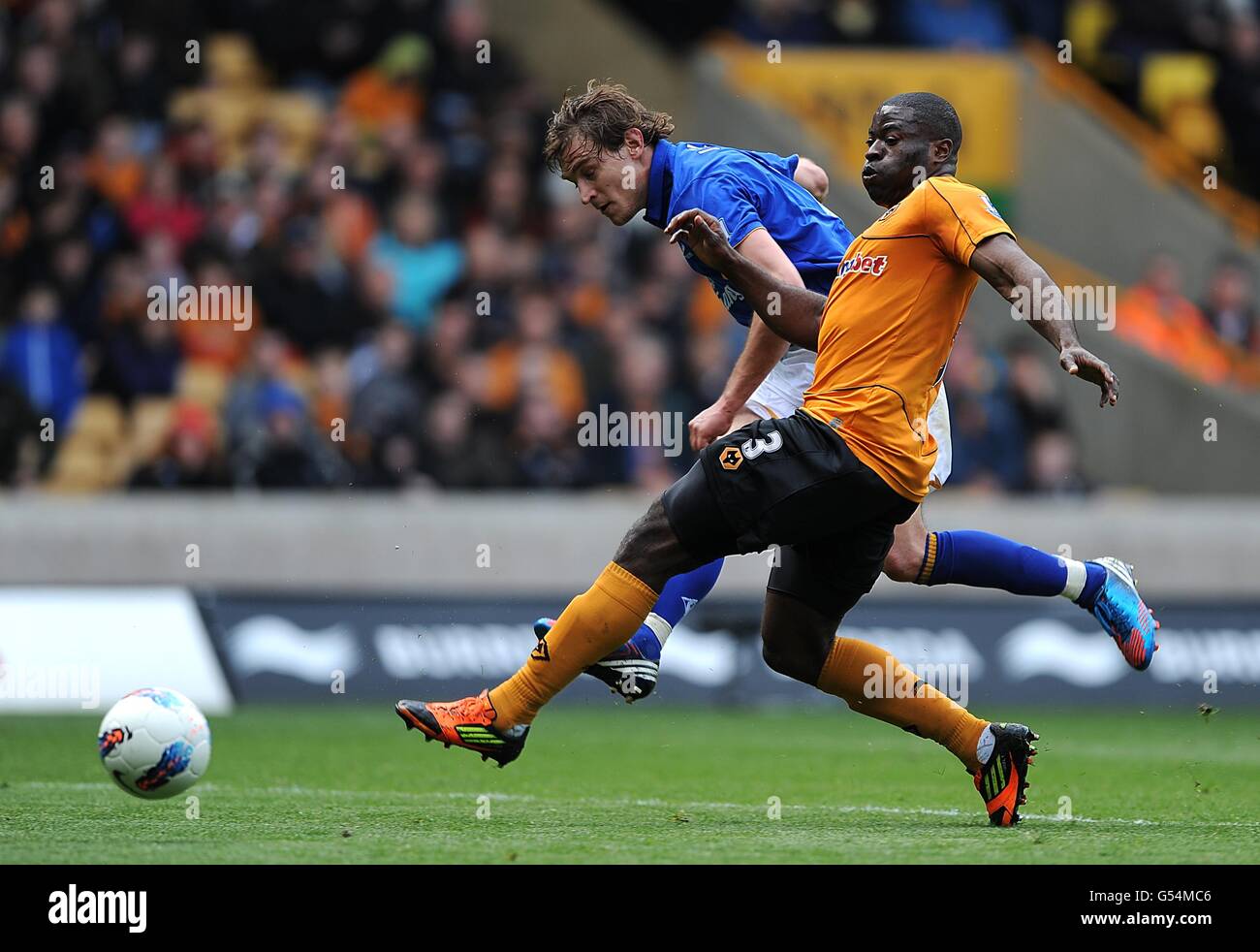 Fußball - Barclays Premier League - Wolverhampton Wanderers V Everton - Molineux Stadium Stockfoto