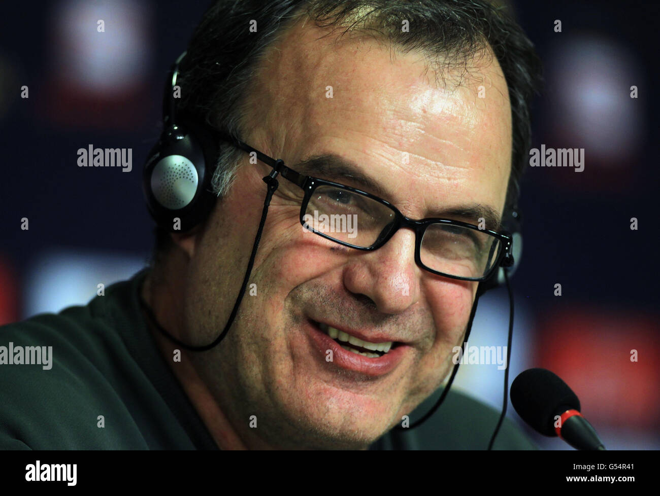 Fußball - UEFA Europa League - Finale - Atletico Madrid V Athletic Bilbao - Athletic Bilbao-Pressekonferenz - Nationalstadion Stockfoto