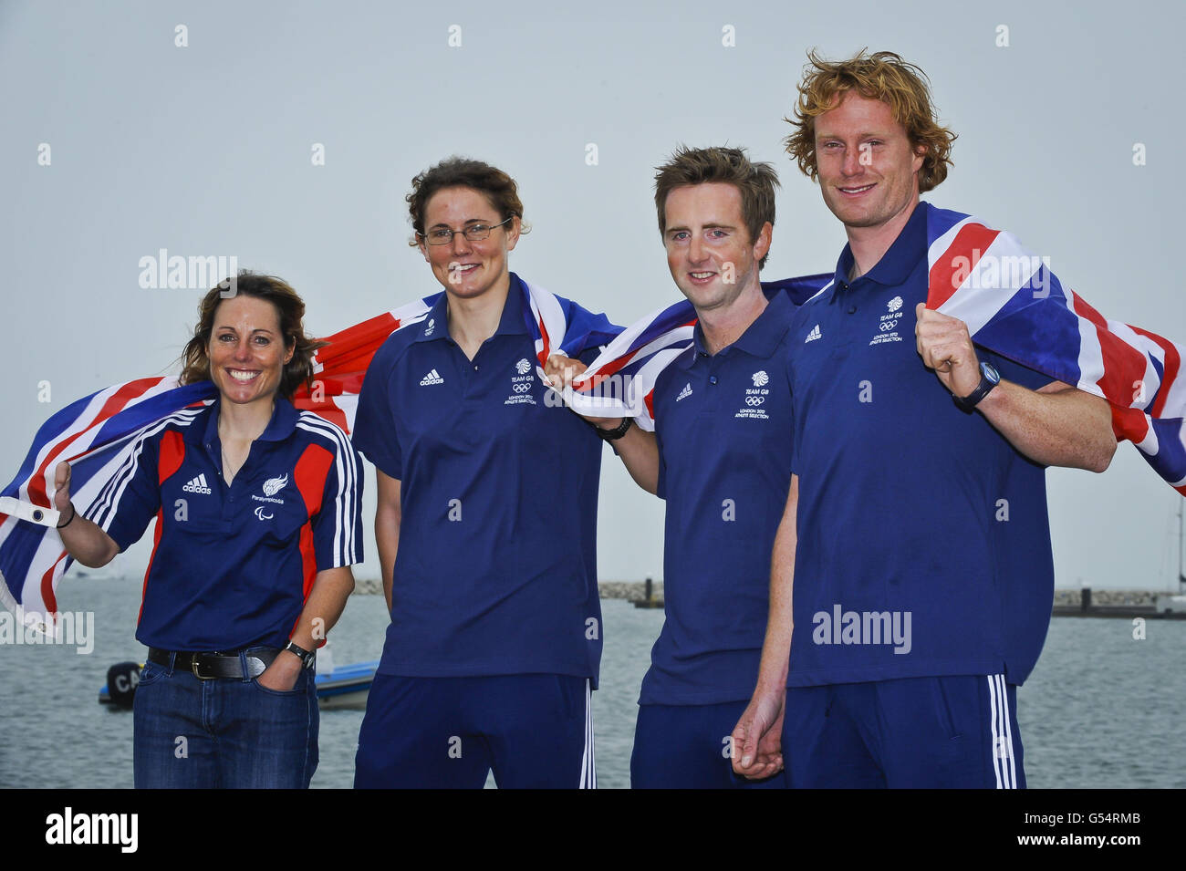 Segeln - Team GB Photocall - Weymouth und Portland Segelzentrum Stockfoto