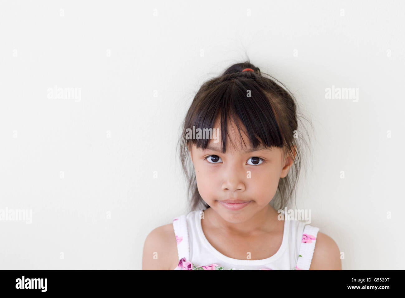 Asiatin Kid - Nahaufnahme Stockfoto