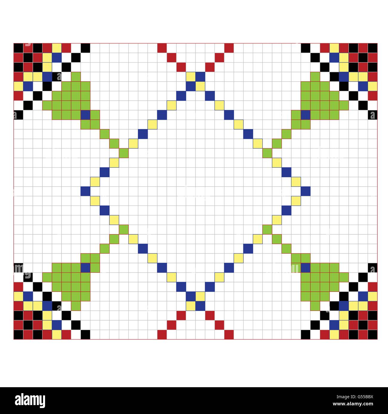 Nahtlose Muster. Vektor-Illustration. Kreative Deko-Elemente und Design-Vorlagen. Stock Vektor