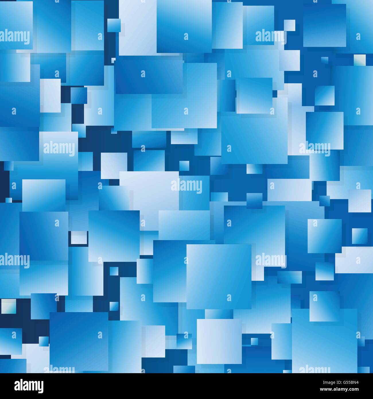 abstrakt blau Farbe zufällig Quadrate Vektor Hintergrund Stock Vektor