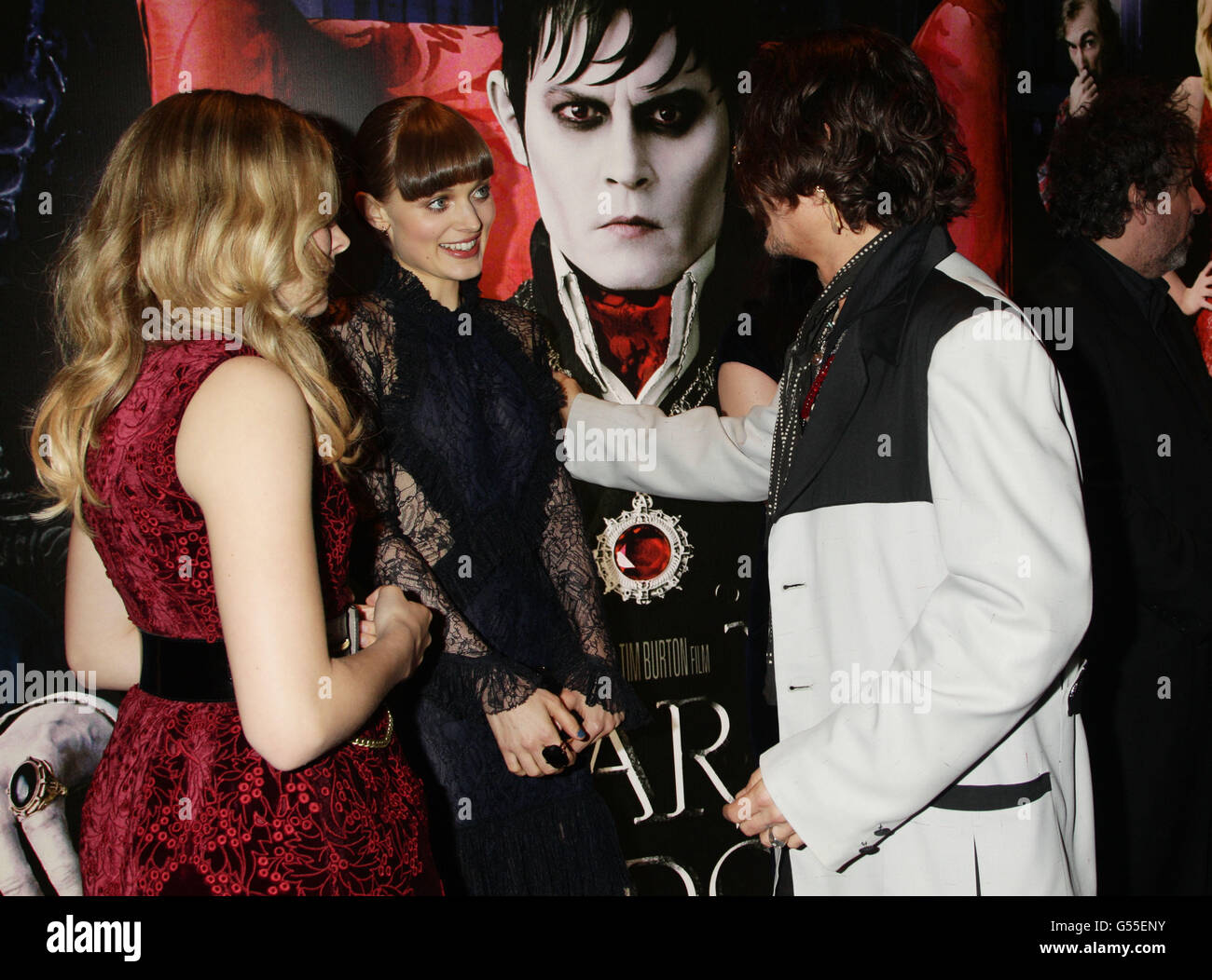 Johnny Depp And Chloe Moretz Stockfotos Und Bilder Kaufen Alamy