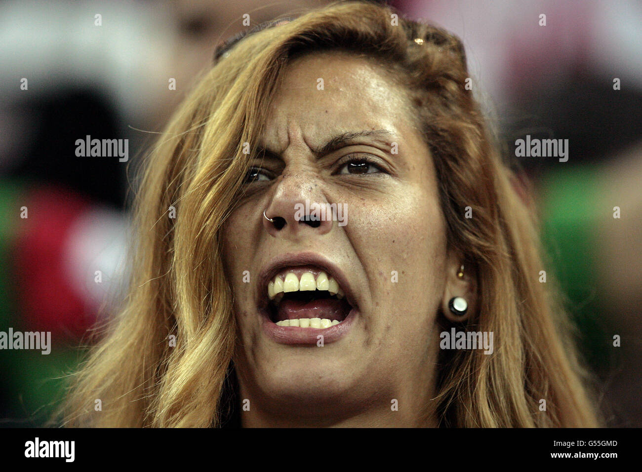 Fußball - UEFA Europa League - Finale - Athletic Bilbao V Atletico Madrid - National Arena Stockfoto