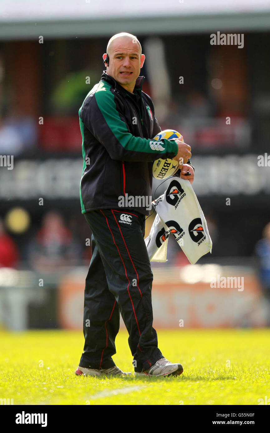 Rugby-Union - Aviva Premiership - Semi Final - Leicester Tigers V Sarazenen - Welford Road Stockfoto