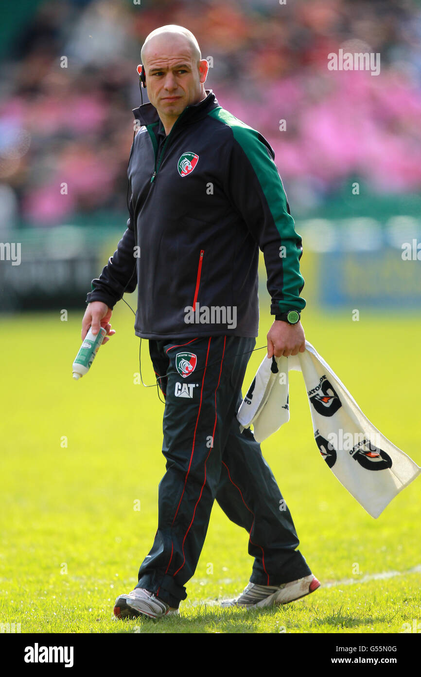 Rugby-Union - Aviva Premiership - Semi Final - Leicester Tigers V Sarazenen - Welford Road Stockfoto