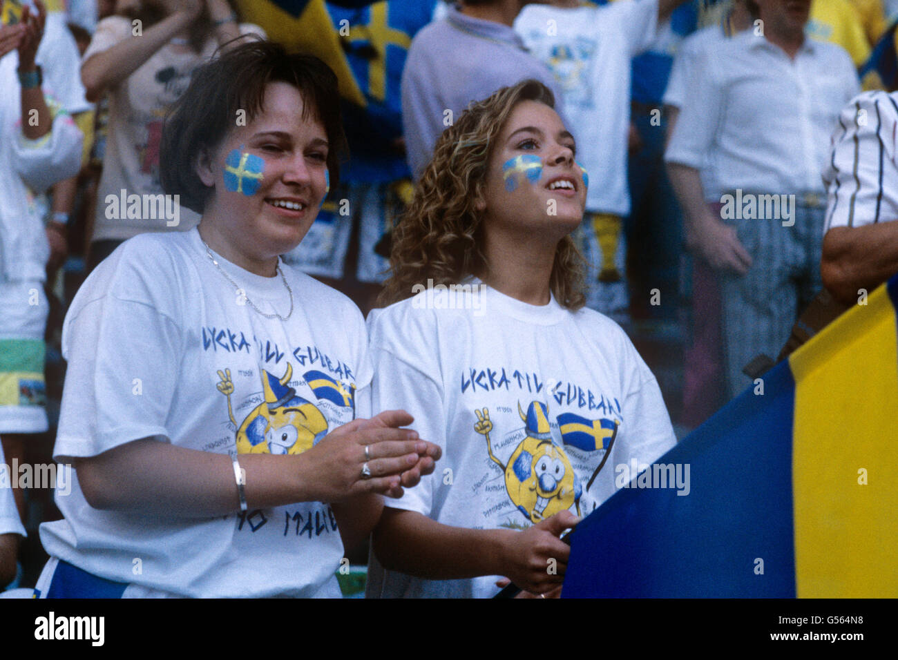 Fußball - World Cup Italia 90 - Gruppe C - Brasilien V Schweden - Stadio Delle Alpi Stockfoto