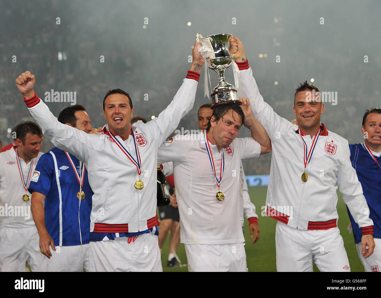 Soccer Aid - Manchester Stockfoto