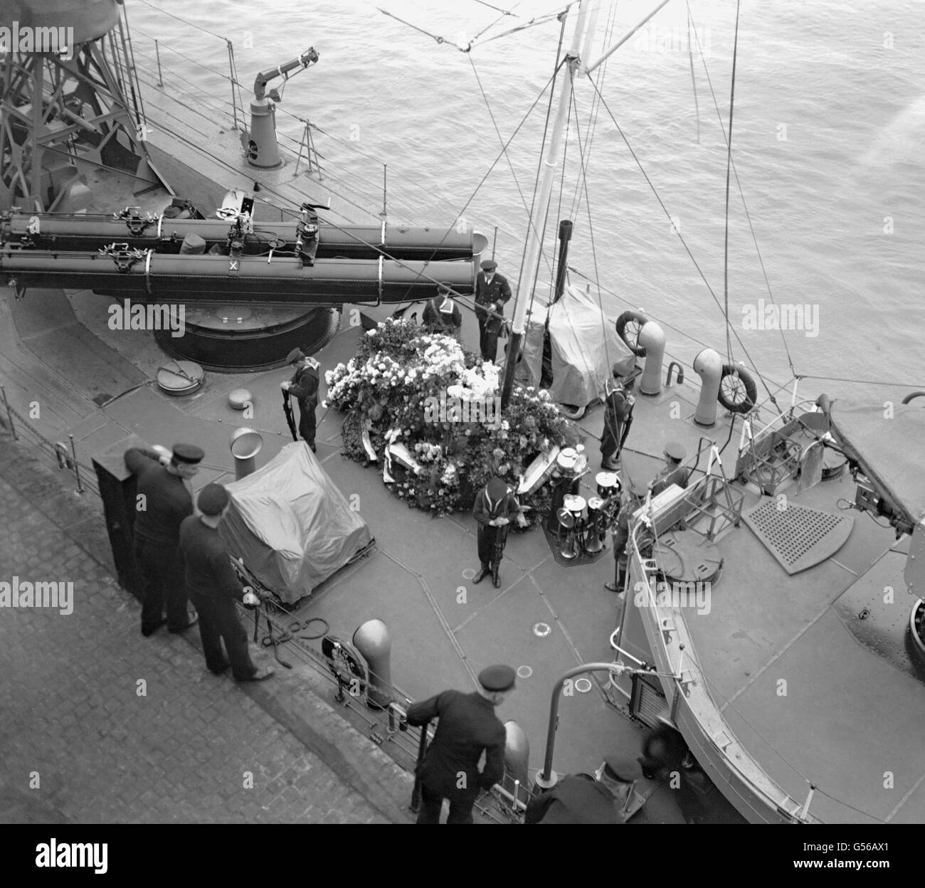 World War One - Unbekannter Krieger - HMS Verdun, Dover Stockfoto