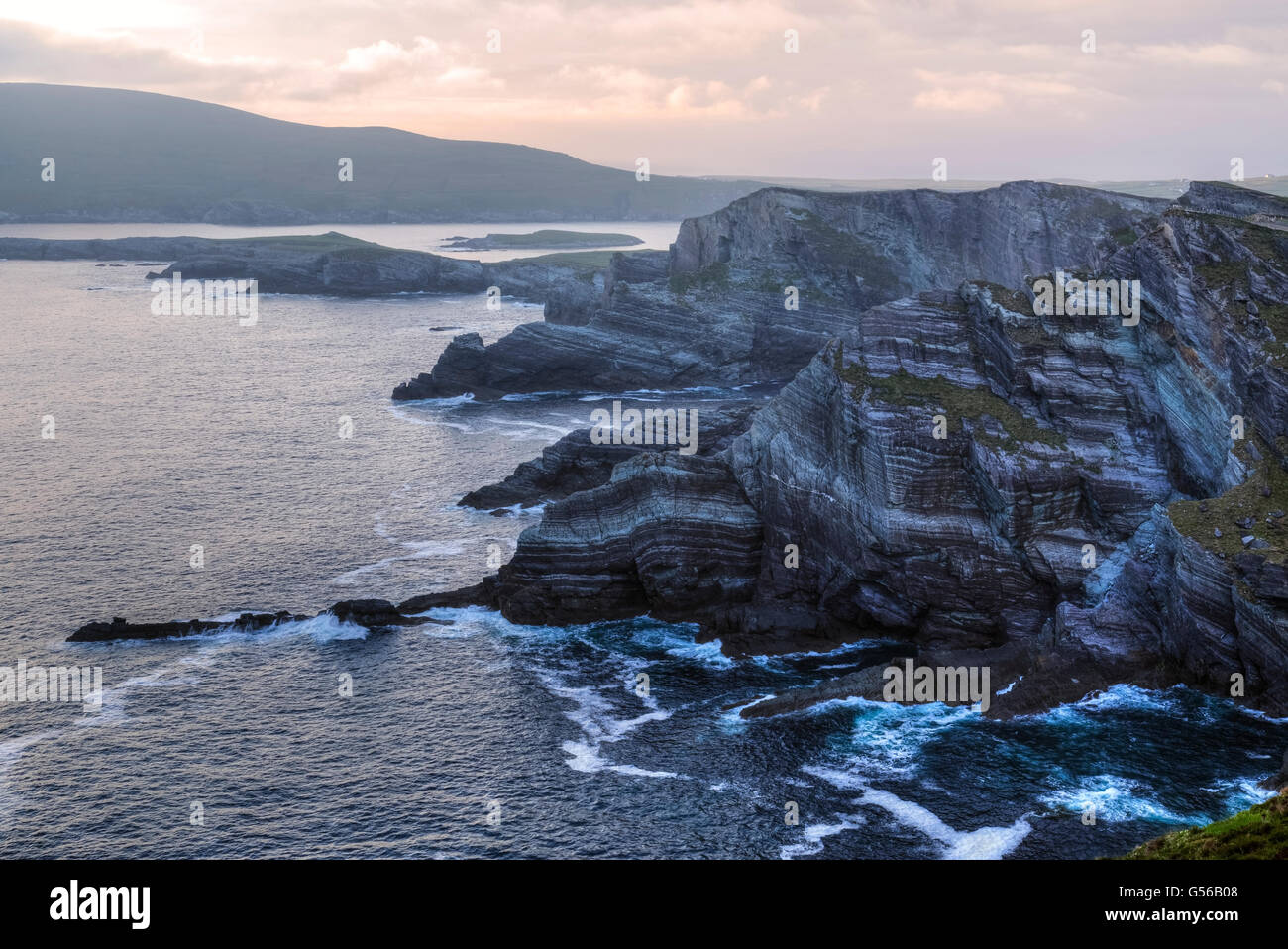 Kerry Klippen, Portmagee, County Kerry; Irland Stockfoto