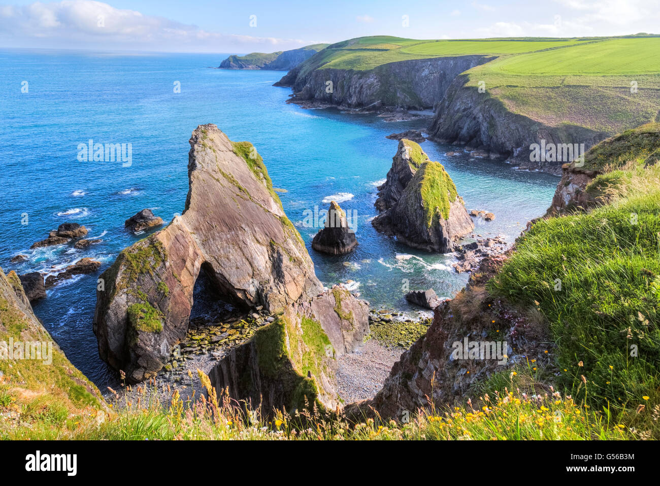 Nohoval Cove, Kensale, County Cork, Irland Stockfoto