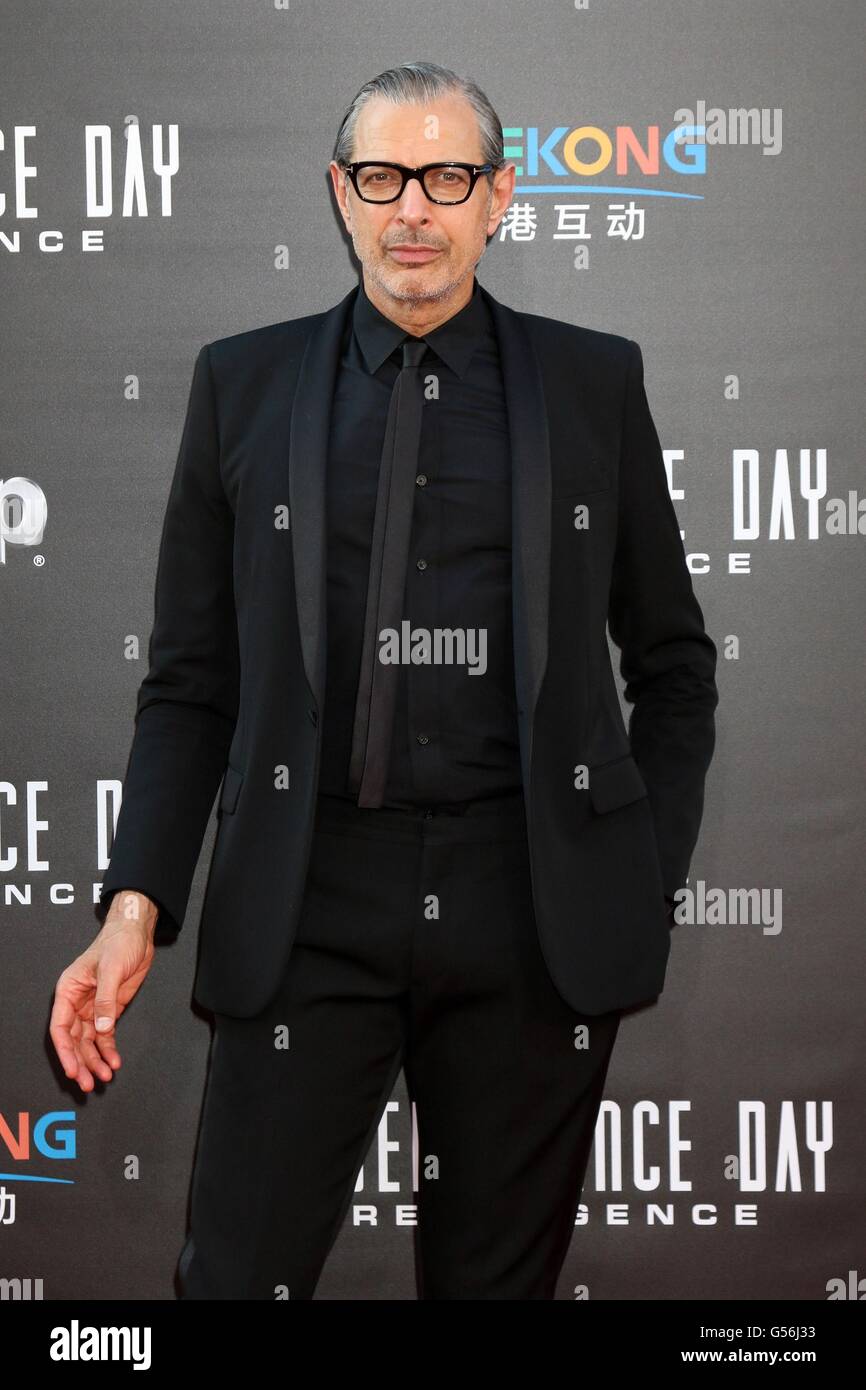Los Angeles, CA, USA. 20. Juni 2016. Jeff Goldblum im Ankunftsbereich für INDEPENDENCE DAY: Wiederaufleben Premiere, TCL Chinese 6 Sälen (ehemals Grauman), Los Angeles, CA 20. Juni 2016. Bildnachweis: Priscilla Grant/Everett Collection/Alamy Live-Nachrichten Stockfoto