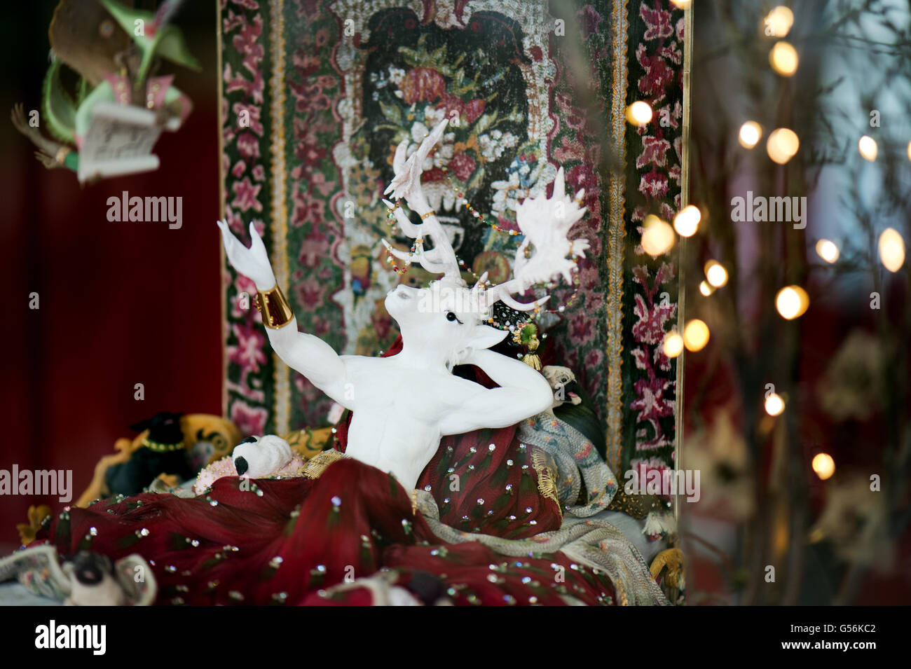 Moritzburg, Deutschland. 21. Juni 2016. Die Artowrk 'Levée' (2015/16) Künstlerin Barbara Lenz aus Würzburg an der Sonderausstellung "Fabelhafte Wesen" ("Fabelwesen") im Schloss Moritzburg in Moritzburg, Deutschland, 21. Juni 2016. Zwischen 23 Juni und 16. Oktober können Besucher die einzigartige Kostbarkeiten des Künstlers in der Ausstellung sehen. Foto: ARNO BURGI/Dpa/Alamy Live-Nachrichten Stockfoto