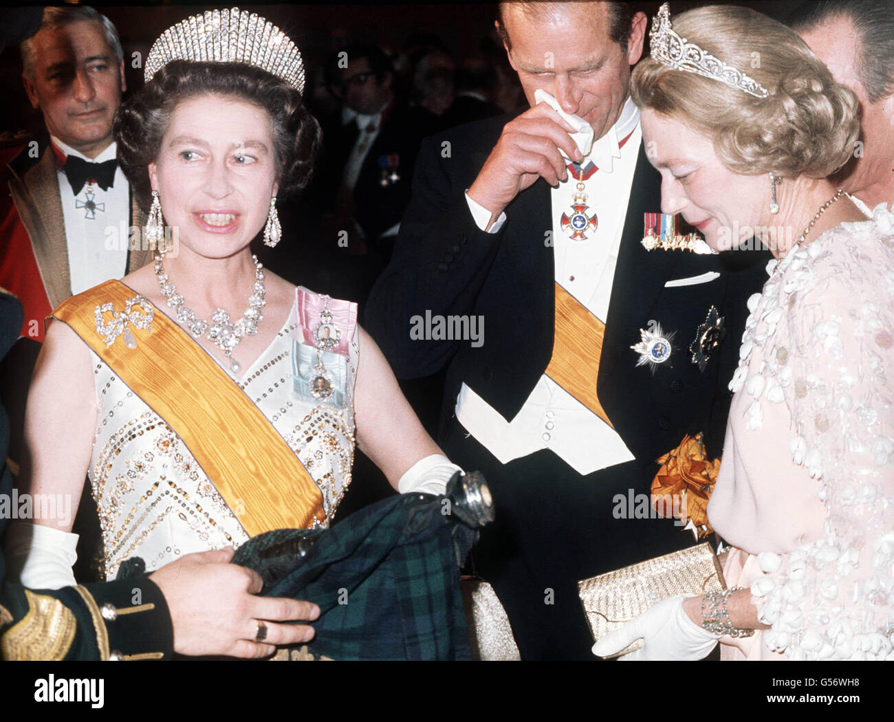 Royalty - Königin Elizabeth II Staatsbesuch in Luxemburg Stockfoto