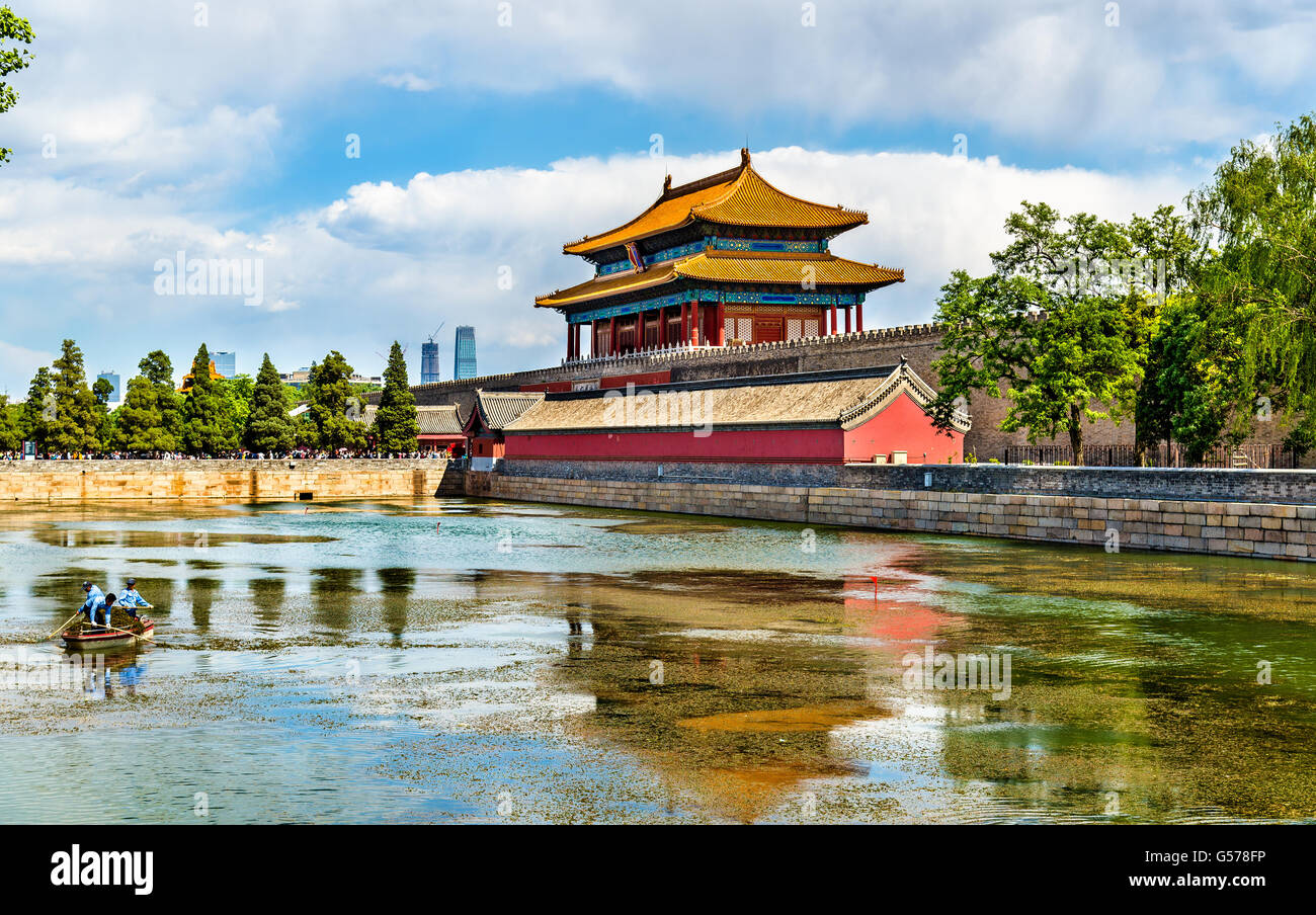 Tor der göttlichen könnte in die Verbotene Stadt - Beijing Stockfoto