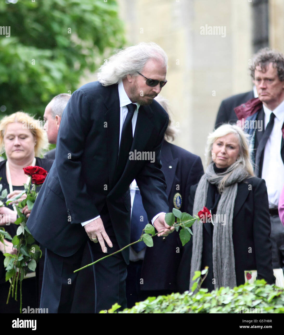 Robin Gibb Beerdigung Stockfoto