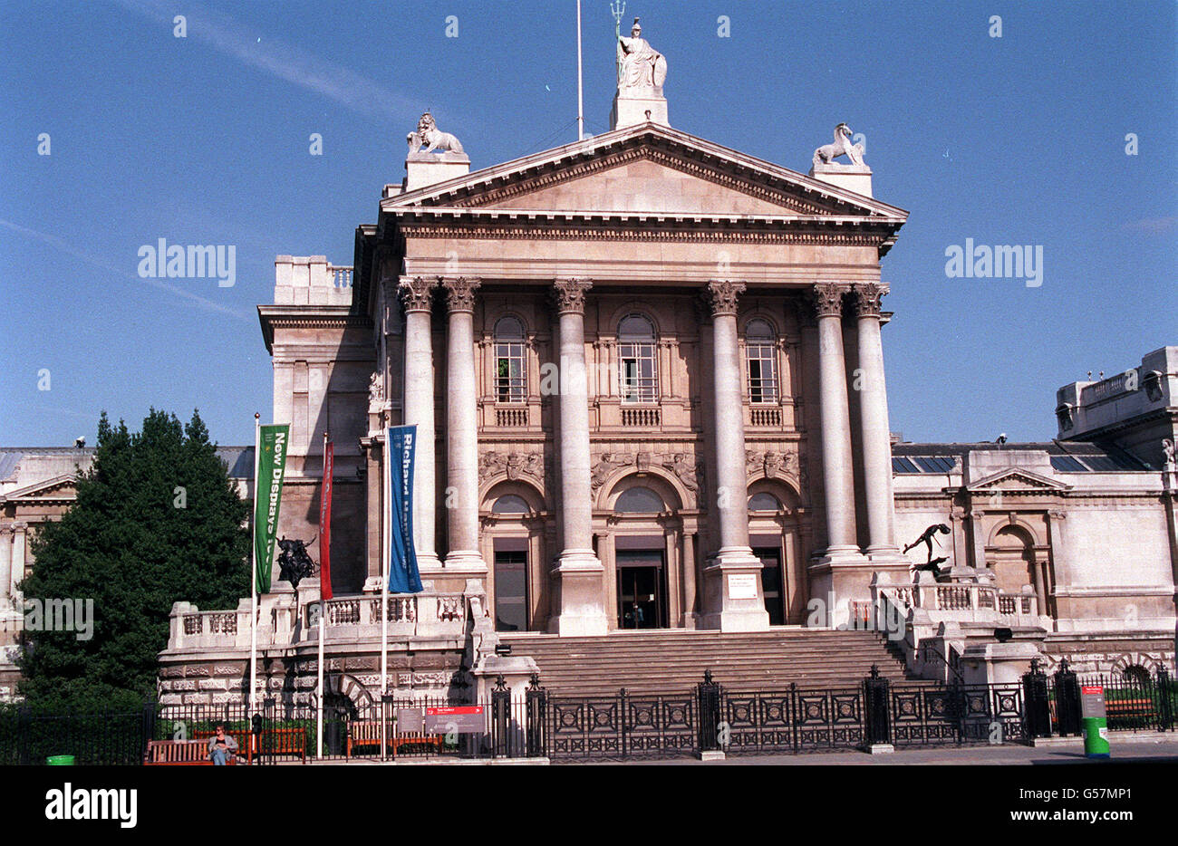 Die Tate Gallery. Die Tate Gallery beherbergt viele der modernen Kunstwerke der Nation Stockfoto