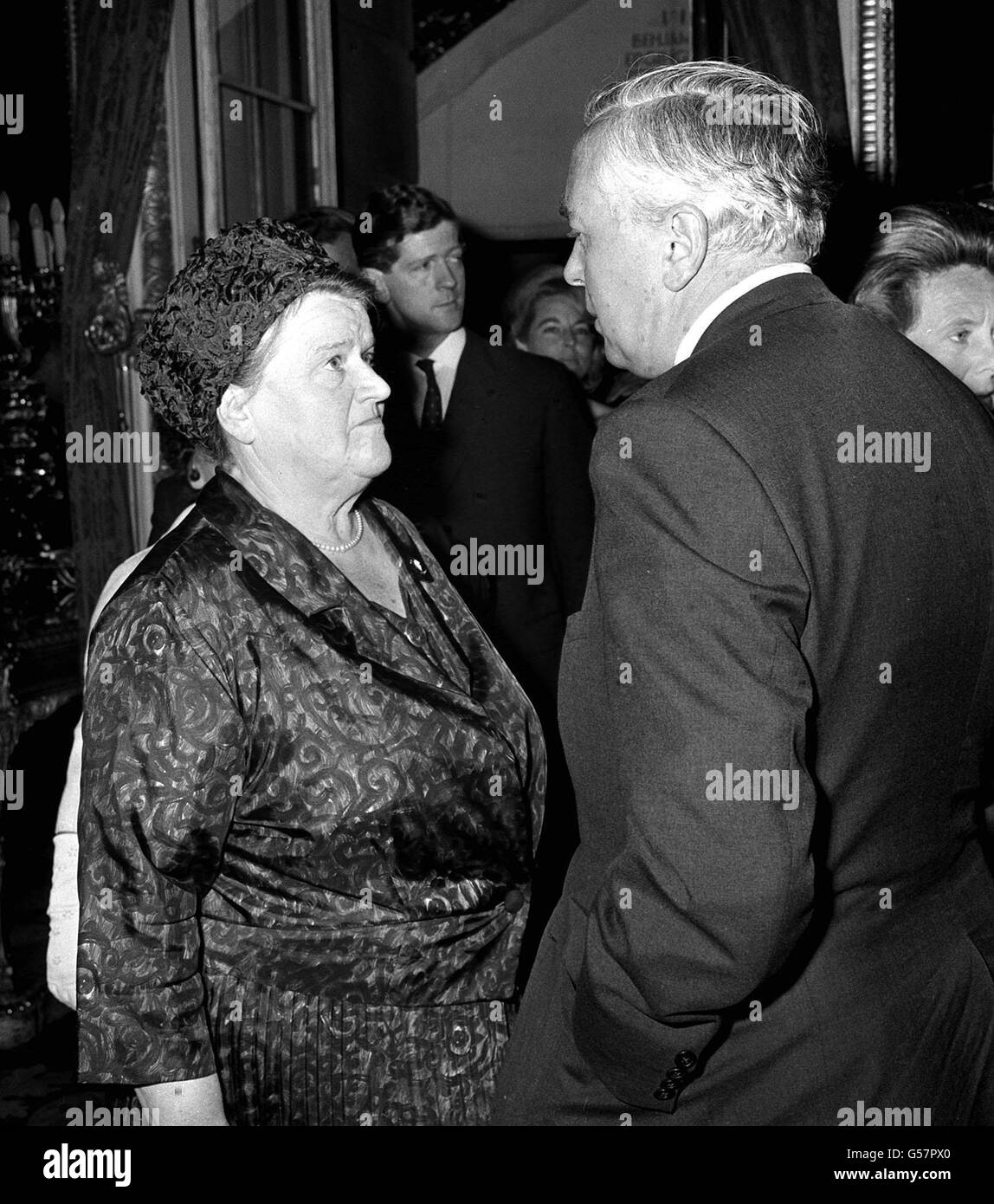 Bessie Braddock & Harold Wilson Stockfoto