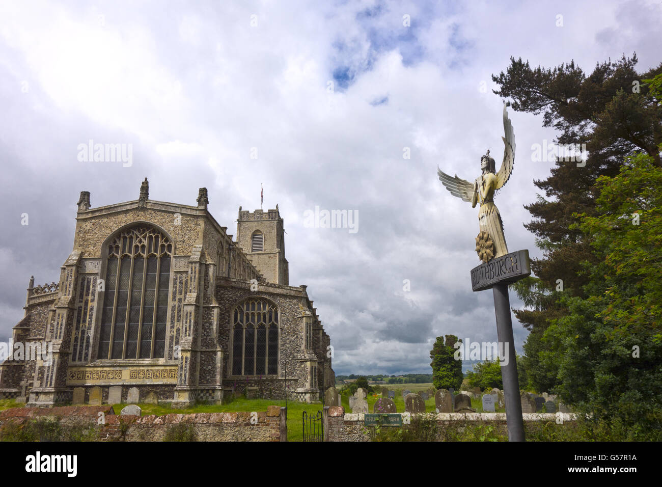 Kirche von Blythburgh Stockfoto