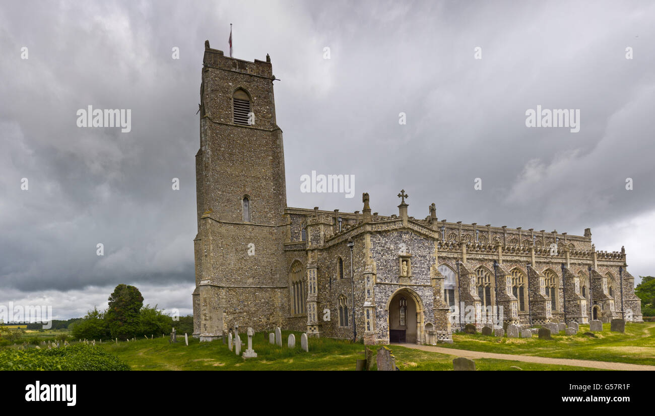 Kirche von Blythburgh Stockfoto