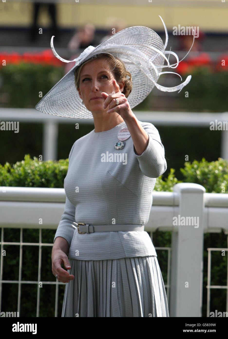 Pferderennen - The Royal Ascot Meeting 2012 - Tag Zwei - Ascot Racecourse. Die Gräfin von Wessex am zweiten Tag des Royal Ascot-Treffens 2012 auf der Ascot Racecourse, Berkshire. Stockfoto