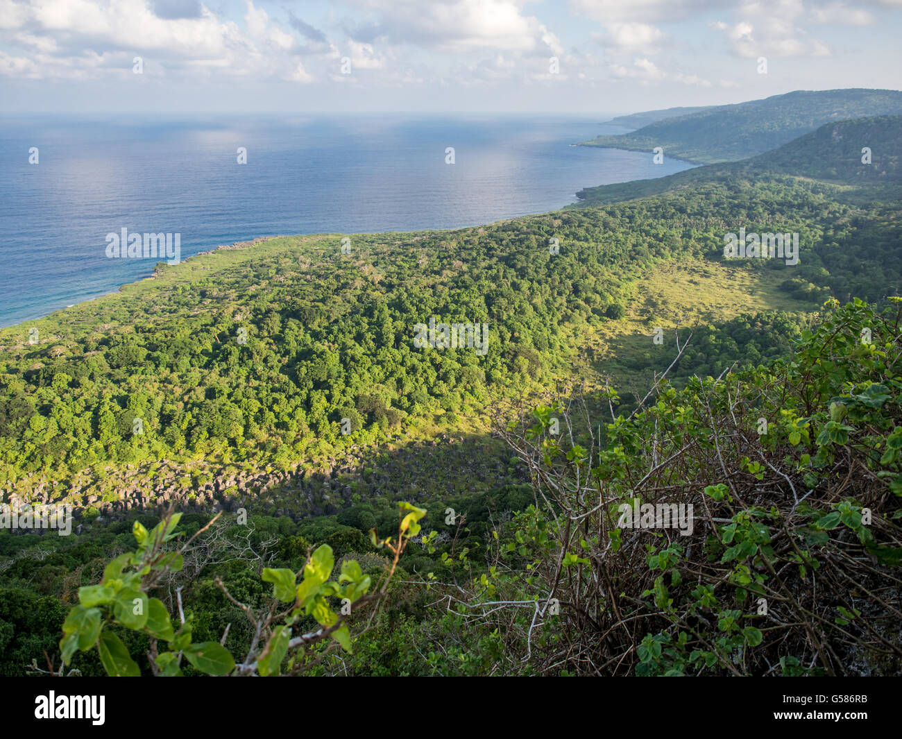 Blick vom Aussichtsturm Margaret Knoll, Christmas Island, Australien Stockfoto