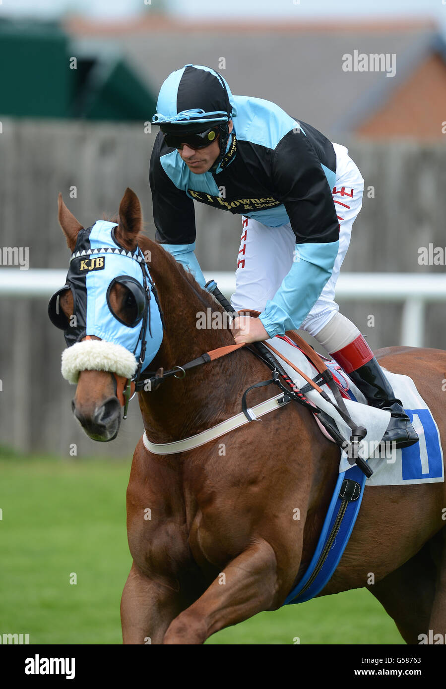 Daruband unter Frankie Dettori im Sharnford Handicap Race Stockfoto