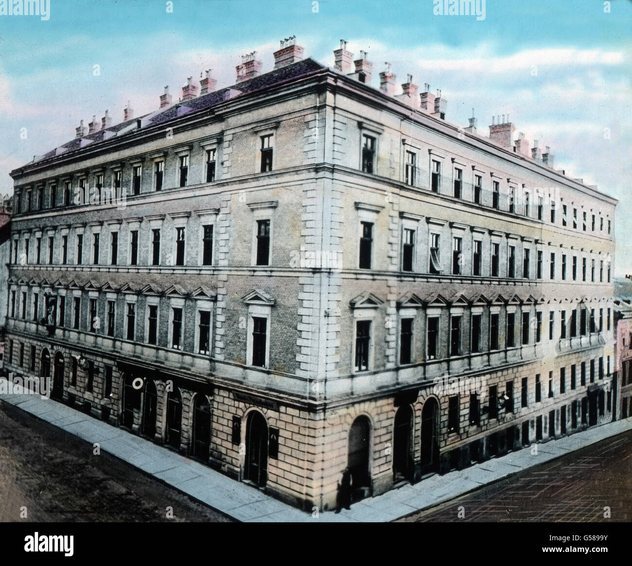 Eine Stattliche Reihe Neuer Gesellenhauser Mit Den Kurzungsplanen