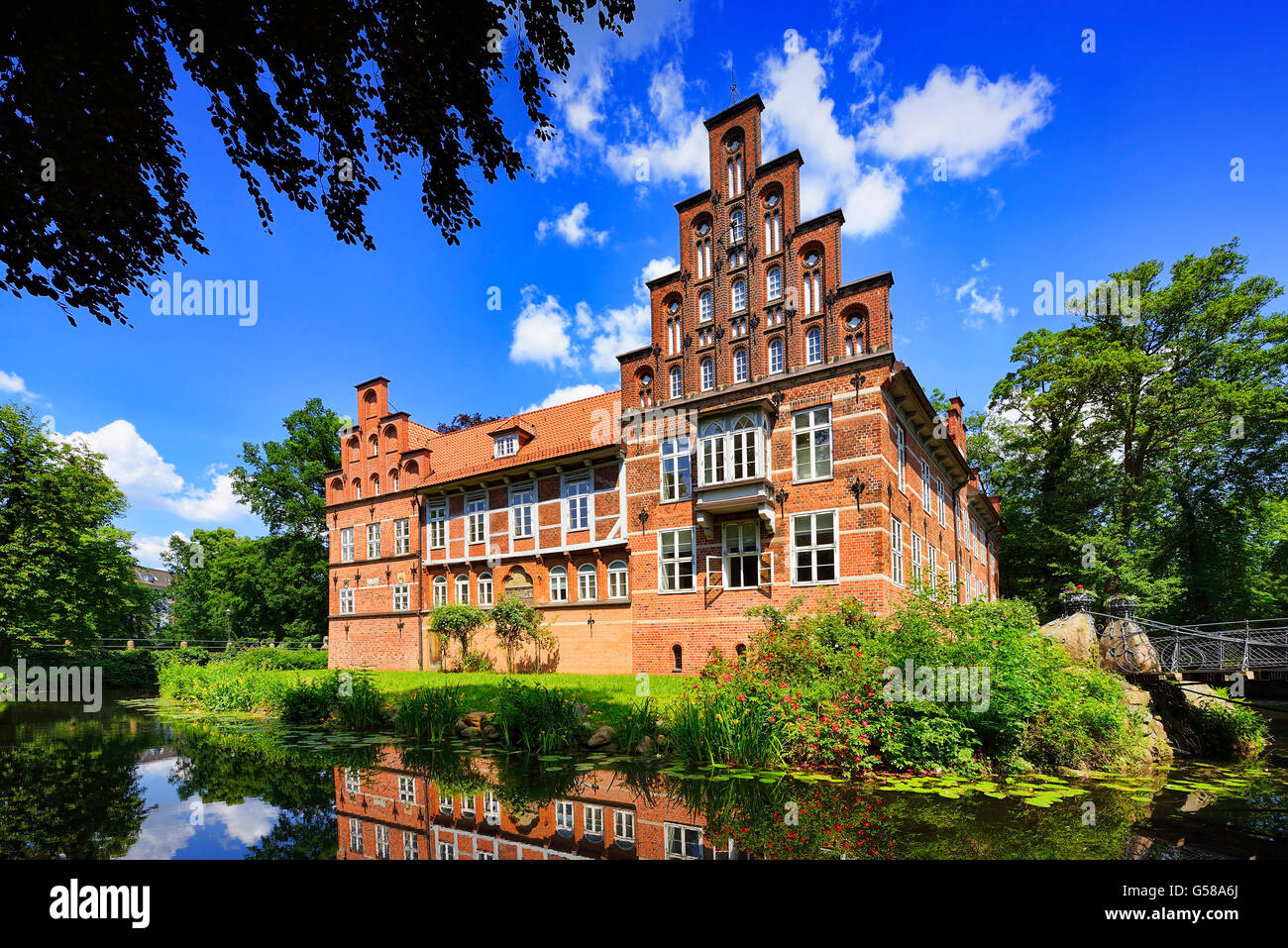 Schloss Bergedorf in Hamburg, Deutschland Stockfoto