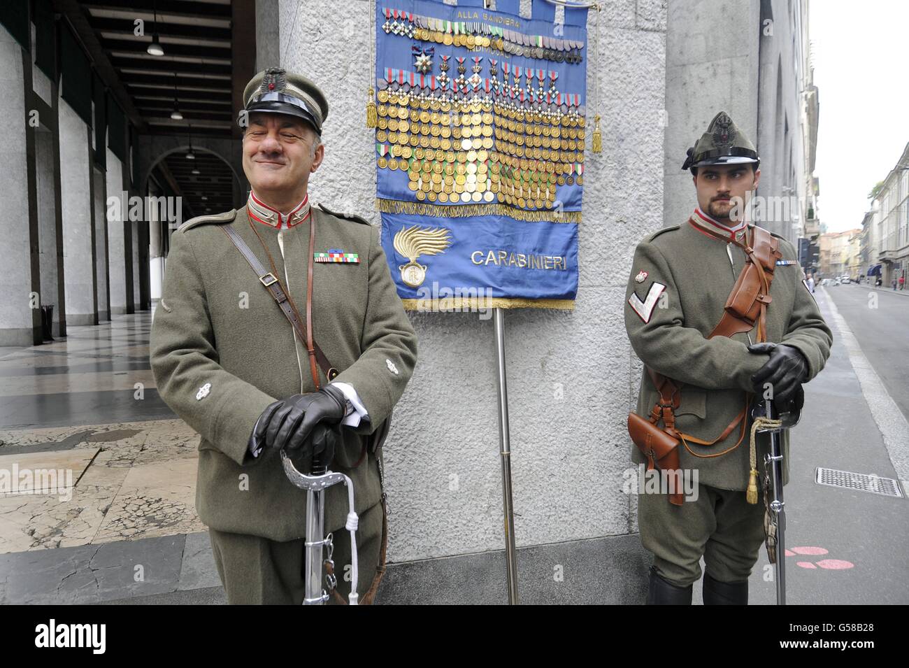 Carabinieri Landesverband sammeln sich 202 Jubiläum der Stiftung