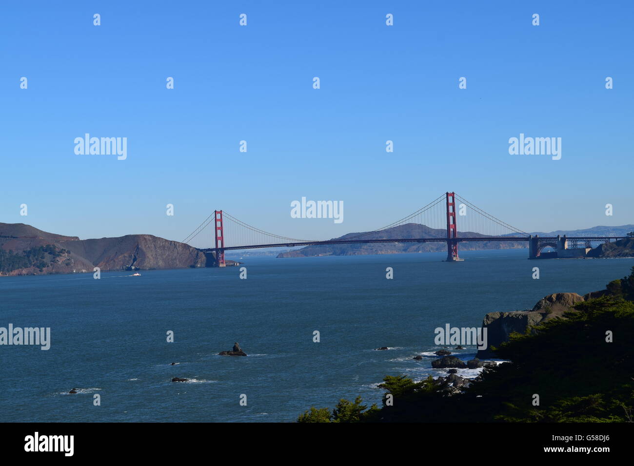 San Francisco Golden Gate Bridge 2016 Stockfoto