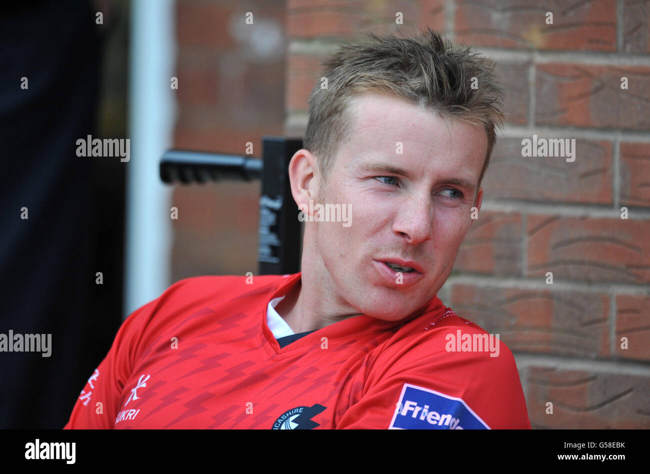 Cricket - Friends Life T20 - Midlands Group - Derbyshire Falcons / Lancashire Lightning - County Ground. Steven Croft, Lancashire Lightning Stockfoto