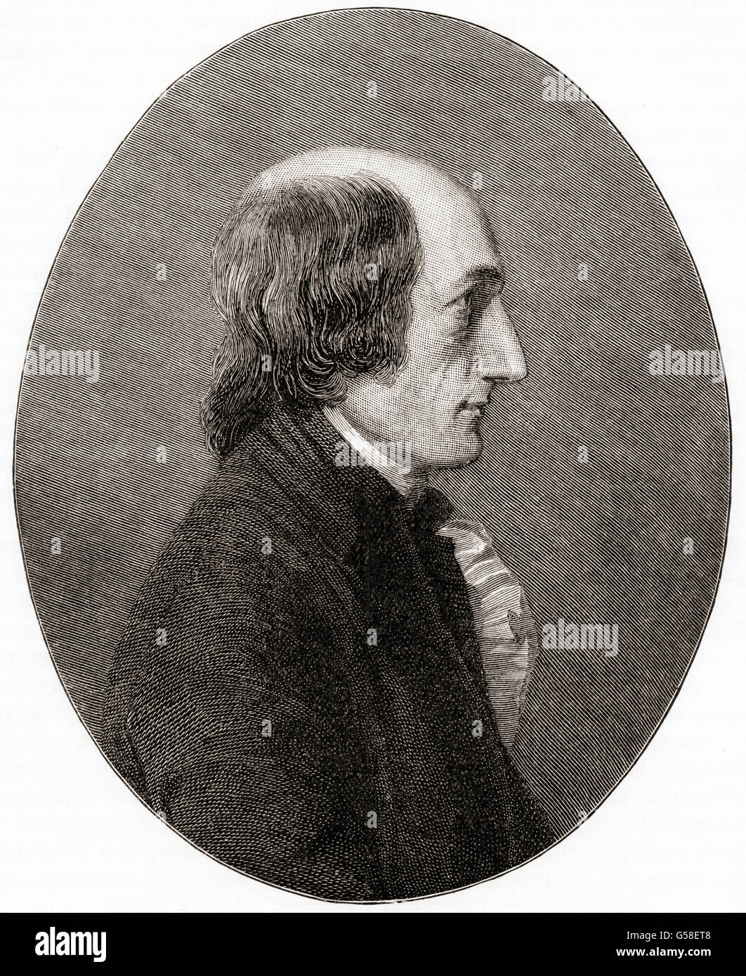 Charles Stanhope, 3. Earl Stanhope aka Charles Mahon, 1753 – 1816.  Britischer Staatsmann und Wissenschaftler. Stockfoto
