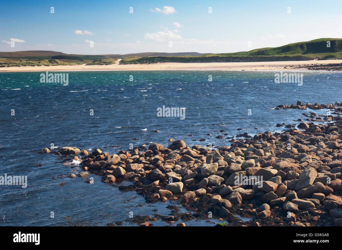 Melvich Strand - Nord Sutherland, Schottisches Hochland. Stockfoto