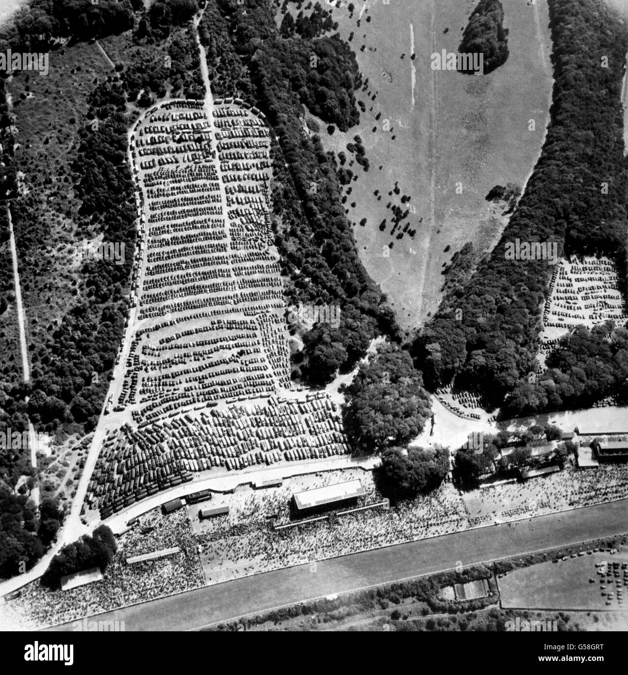 Pferderennen Sie - Goodwood - 1949 Stockfoto