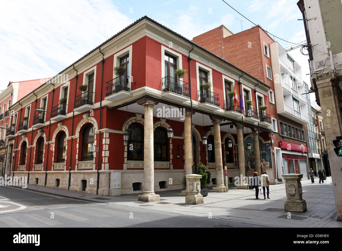 Palencia in Nordwest-Spanien Stockfoto