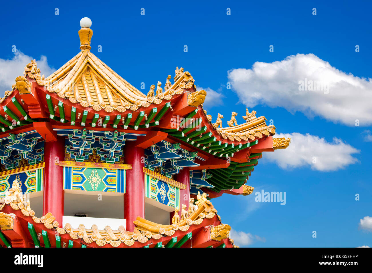 Thean Hou Tempel in Kuala Lumpur, Malaysia Stockfoto