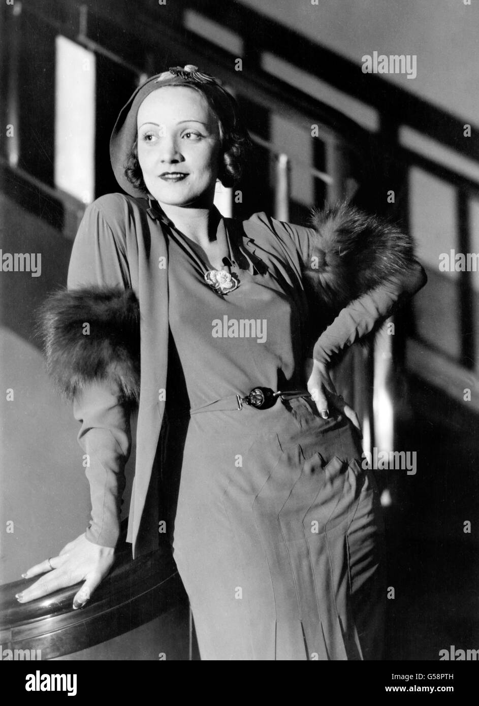 Marlene Dietrich, Porträt c.1930. Stockfoto