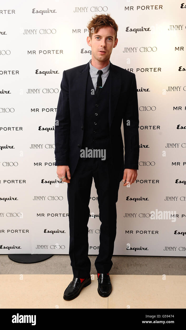 Luke Treadaway bei der Ankunft im Esquire &amp; Mr Porter London Collections: Mens Party im Corinthia Hotel in London. Stockfoto