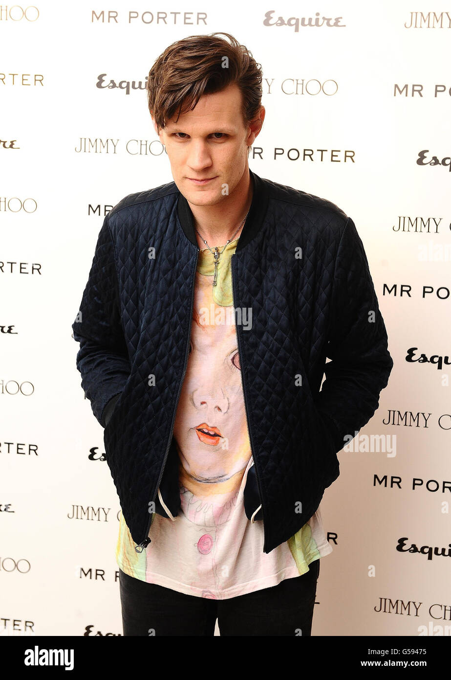 Matt Smith bei der Ankunft im Esquire & Mr Porter London Collections: Mens Party im Corinthia Hotel in London. Stockfoto