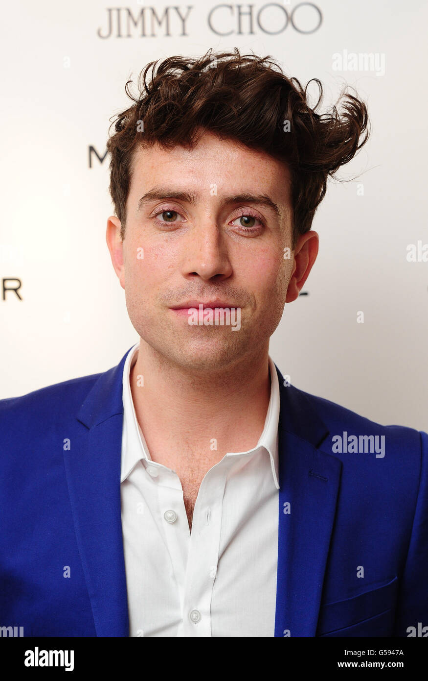 Nick Grimshaw bei der Ankunft im Esquire & Mr Porter London Collections: Mens Party im Corinthia Hotel in London. Stockfoto